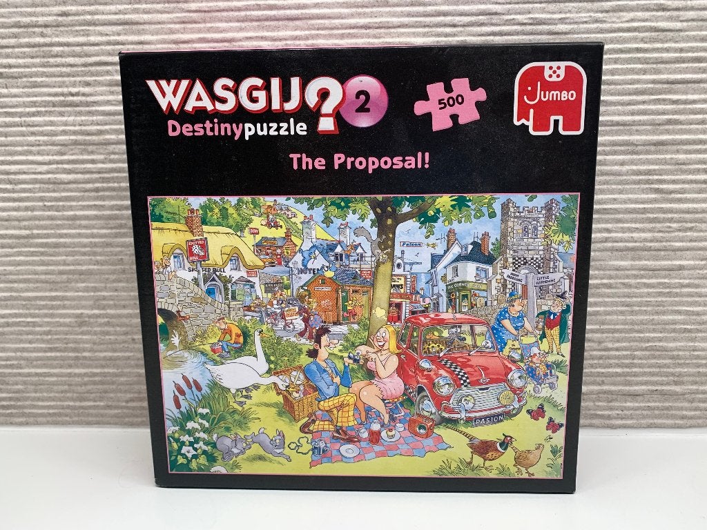 Wasgij puzzels 500 stukjes + Wasgij puzzel 150 stukjes, Ophalen of Verzenden, 500 t/m 1500 stukjes, Zo goed als nieuw, Legpuzzel