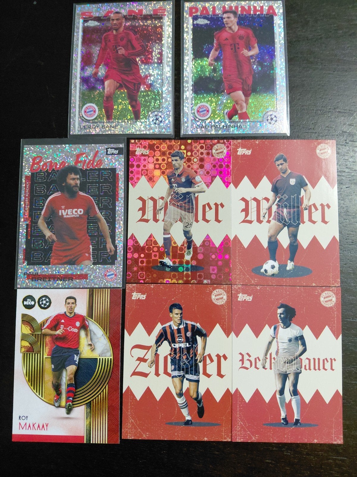 Voetbalkaarten Panini en Topps Bayern München - Toppers, Verzamelen, Sportartikelen en Voetbal, Ophalen of Verzenden, Zo goed als nieuw