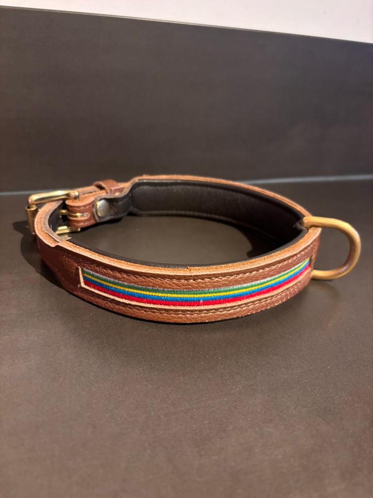 Honden halsband met terschellinger vlag, Dieren en Toebehoren, Hondenriemen, Ophalen of Verzenden, Nieuw
