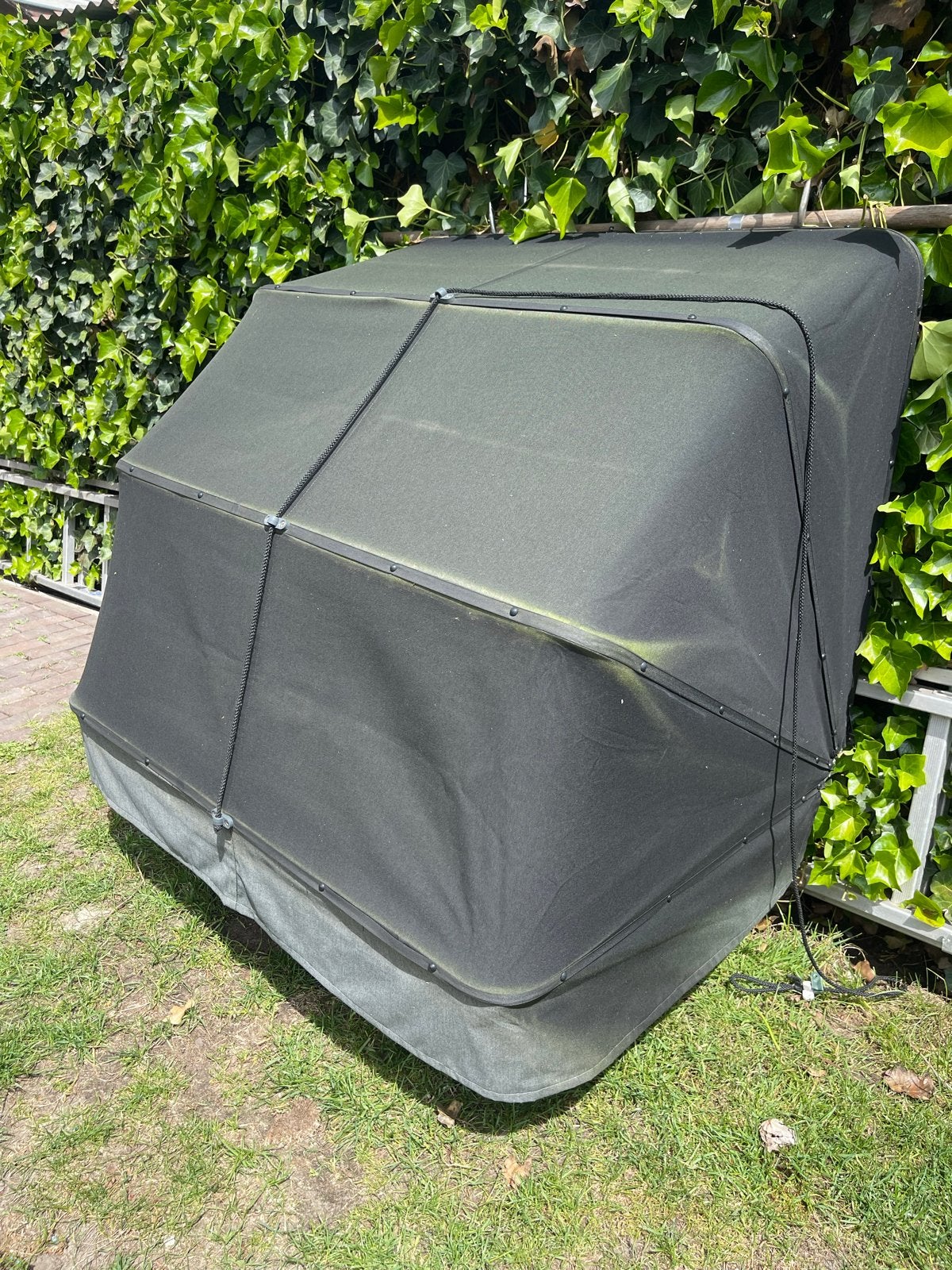 2x Markies zonwering 100x75 cm - doek verkleurd, Gebruikt, Ophalen of Verzenden, Minder dan 250 cm, Markies