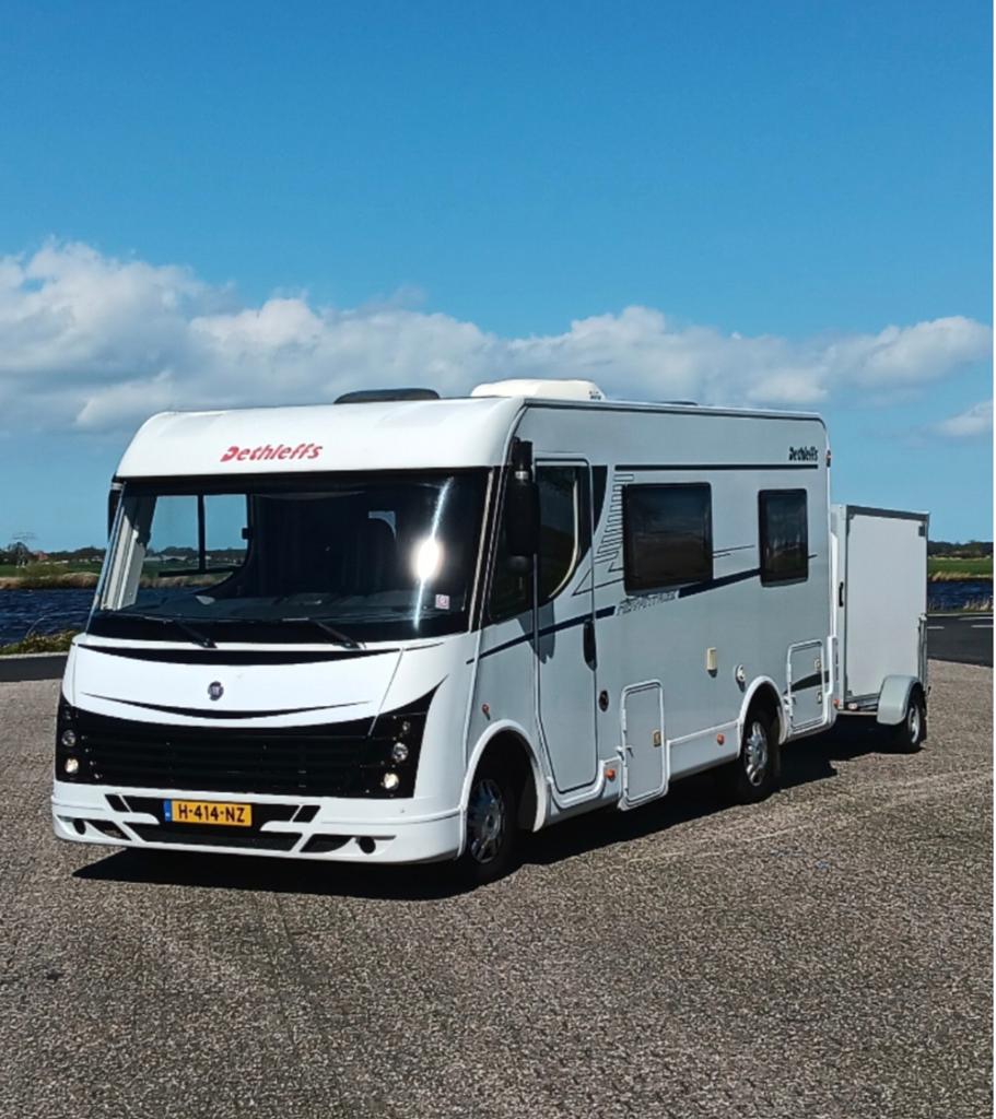 Dethleffs I 5841 Advantage 6 persoons, nieuwe apk dak airco, Caravans en Kamperen, Campers, Integraal, Fiat, 6 tot 7 meter, Particulier
