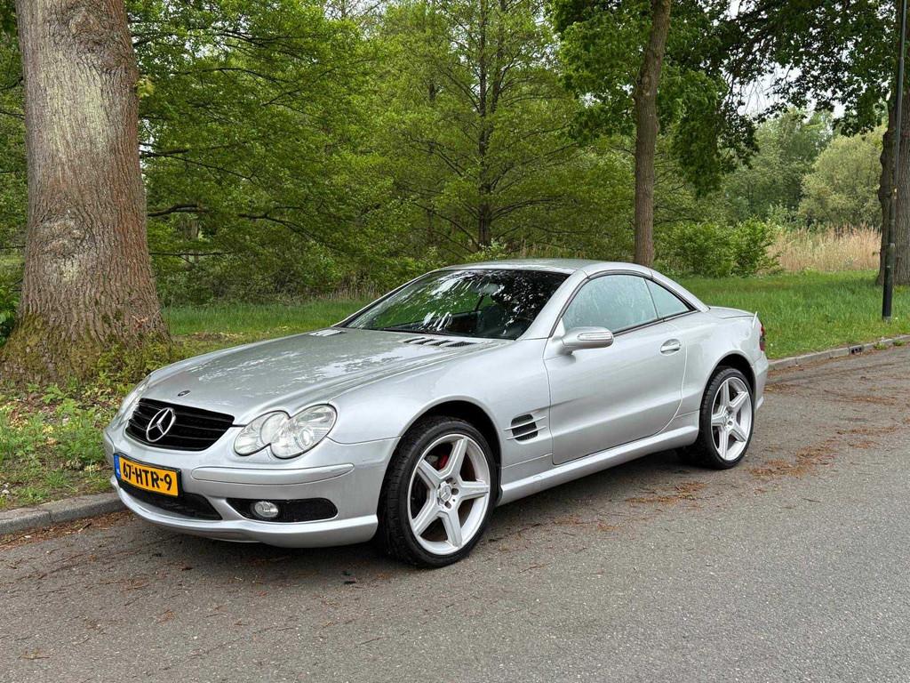 2004 Mercedes-Benz SL-klasse 500 automaat Personenauto, Auto's, Gebruikt, Cabriolet, Bedrijf, 2 stoelen