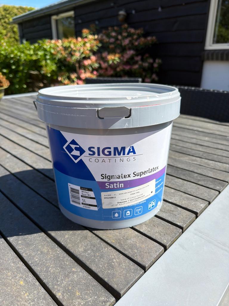 Sigma Sigmatex Superlatex Satin 5L - Pink Pail / baby roze, 5 tot 10 liter, Ophalen of Verzenden, Roze, Verf