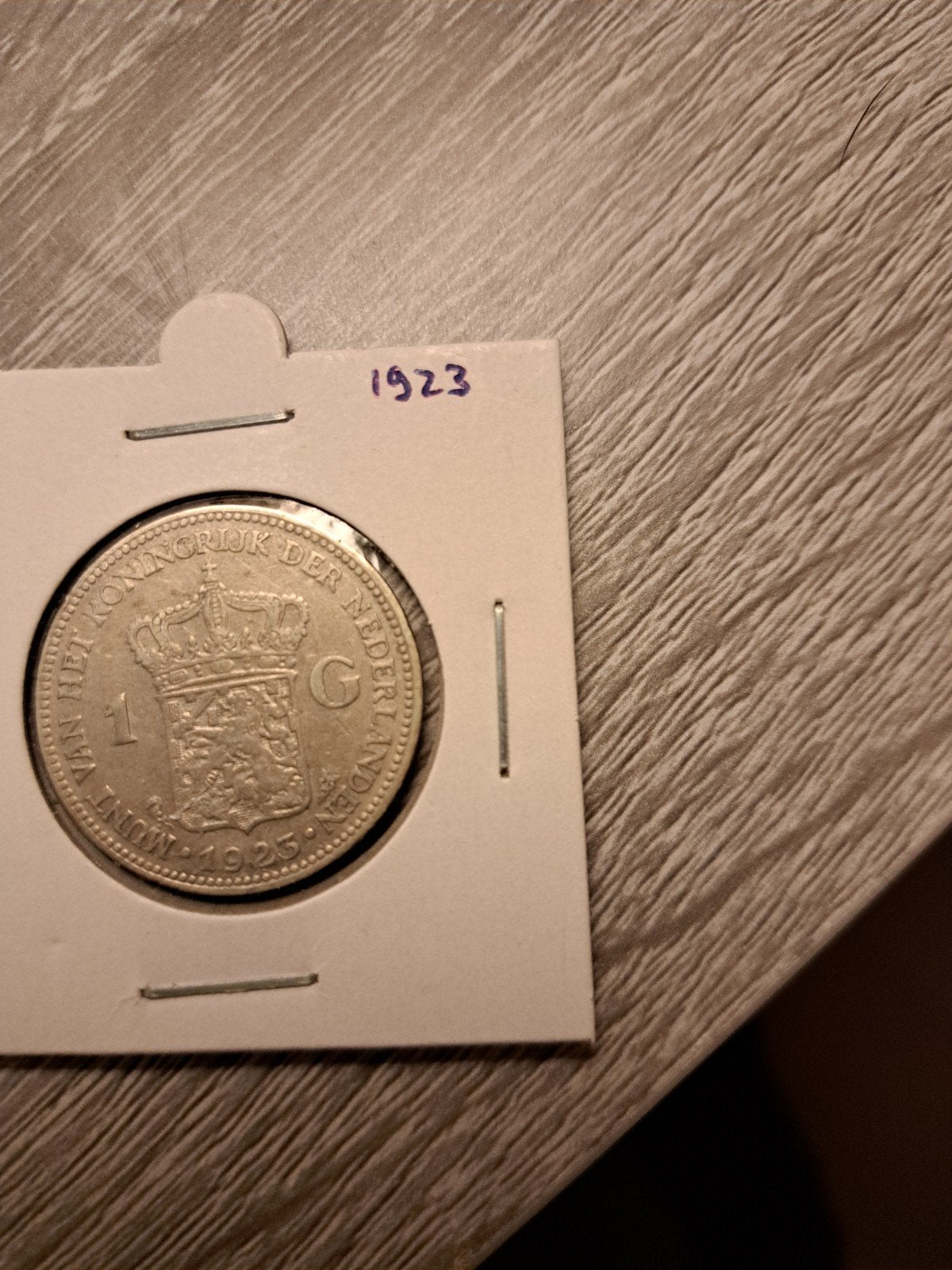 Zilveren 1 Gulden Koningin Wilhelmina 1923, 1 gulden, Zilver, Ophalen of Verzenden, Koningin Wilhelmina