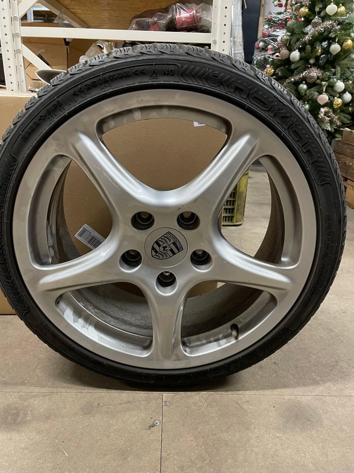 Porsche 997 S4 Velgen met Banden - Origineel, Gebruikt, 295 mm, Banden en Velgen, Personenwagen