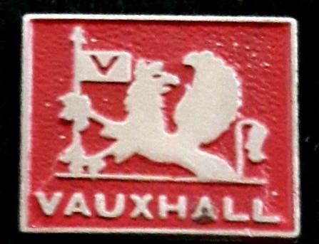 Vauxhall speld rood-langwerpig, Verzenden, Nieuw, Transport, Speldje of Pin