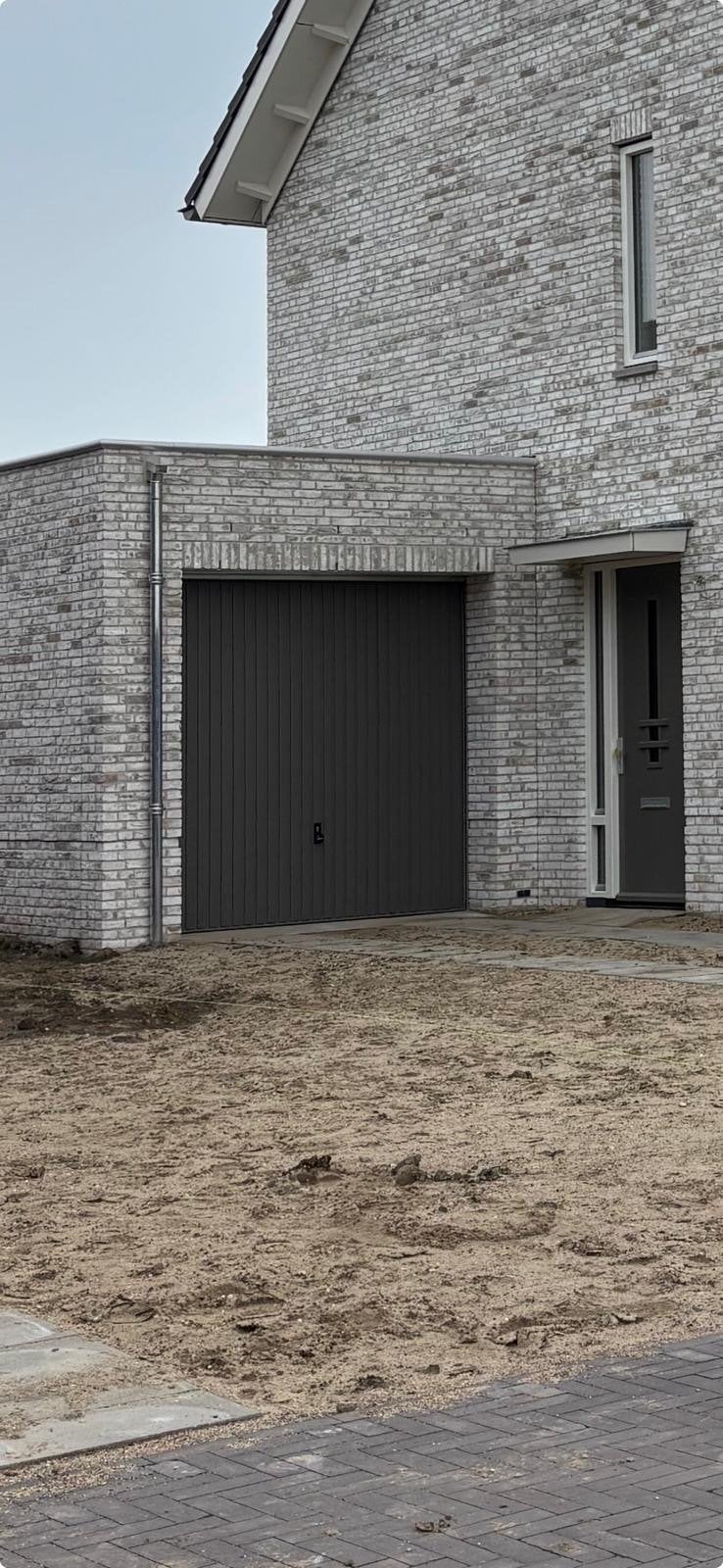 Kantelbare garagedeur, Ophalen, Gebruikt, Garagedeur, Metaal