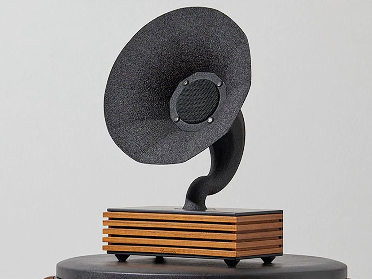 Acoustibox Horn HiFi Bluetooth Speaker - Walnut, Ophalen, Overige typen, Zo goed als nieuw, 60 tot 120 watt