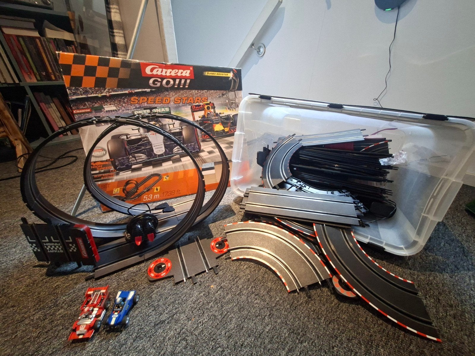 Carrera GO!!! Racebaan Speed Stars met veel extra onderdelen, Kinderen en Baby's, Speelgoed | Racebanen, Ophalen, Elektrisch, Carrera
