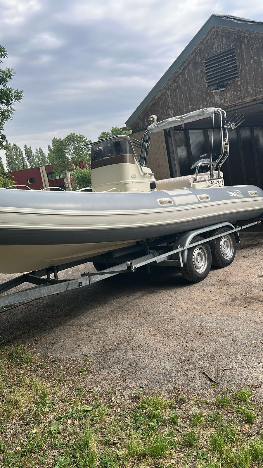 Bwa 560 rib met een mercury 115 pk proxs uit 2016, Watersport en Boten, 115 pk, Zonnedek, 30 cm, Polyester/glasvezel