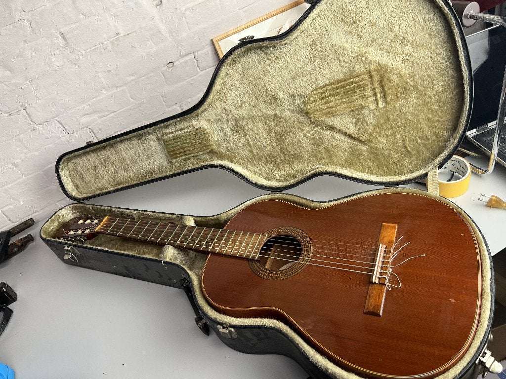 Hopf Meisterwerkenstatten gitaar '77, Muziek en Instrumenten, Ophalen, Klassieke of Spaanse gitaar, Gebruikt, Nederland