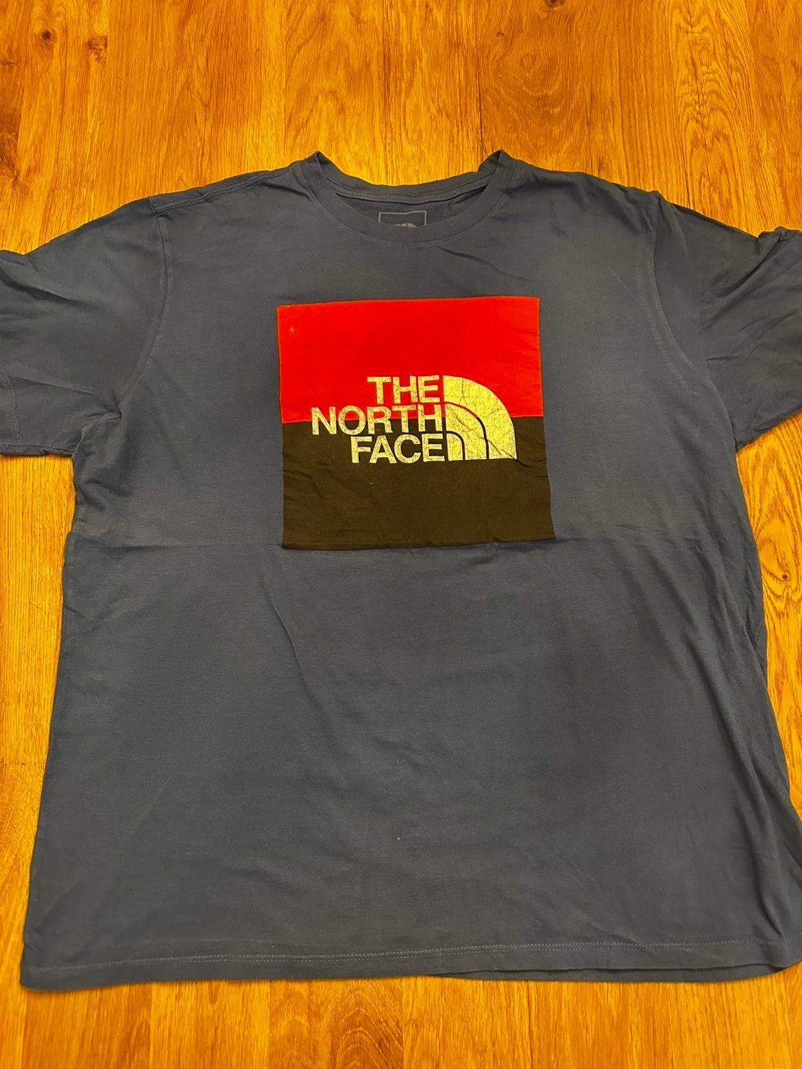 The North Face T-shirt - Maat XL, Ophalen of Verzenden, Gedragen, Maat 56/58 (XL), Blauw