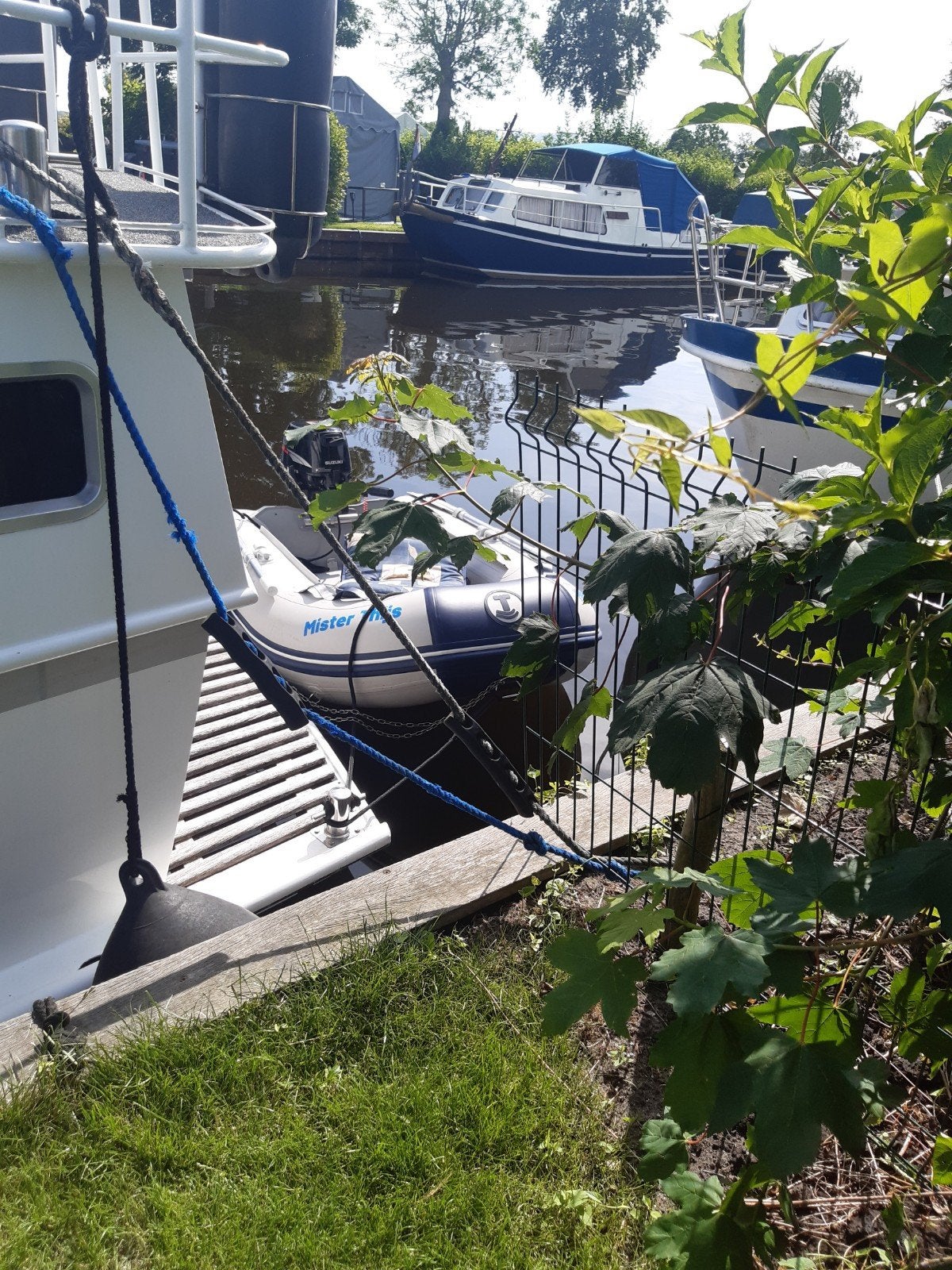 Talimex 230 met buitenboord 5pk, Watersport en Boten, Rubberboten, Gebruikt, Talamex, Airdeck, Brandstoftank, Inclusief motor