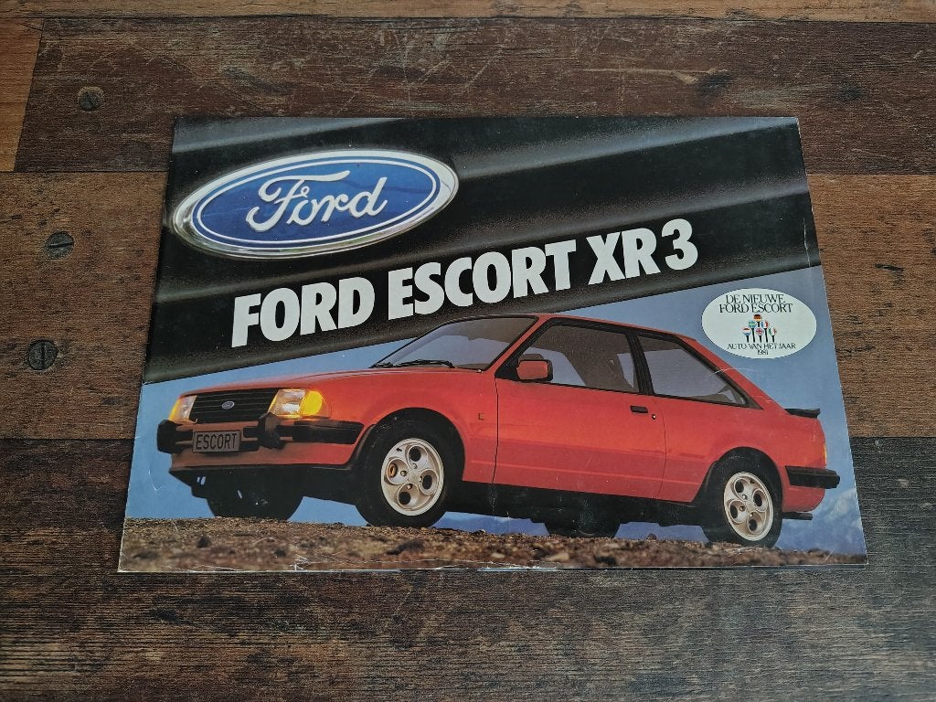 Folder: Ford Escort XR3 (1984), Boeken, Verzenden, Gelezen, Ford