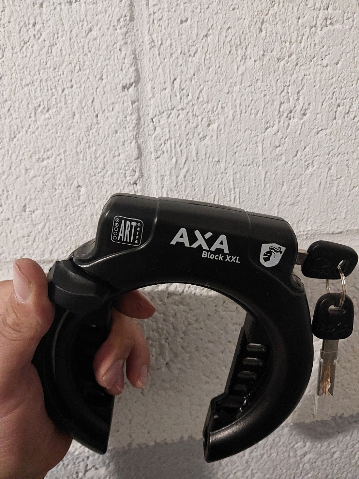 AXA Block XXL Ringslot met ART 4176 Keurmerk, Ophalen of Verzenden, Alarm, Nieuw, Ringslot