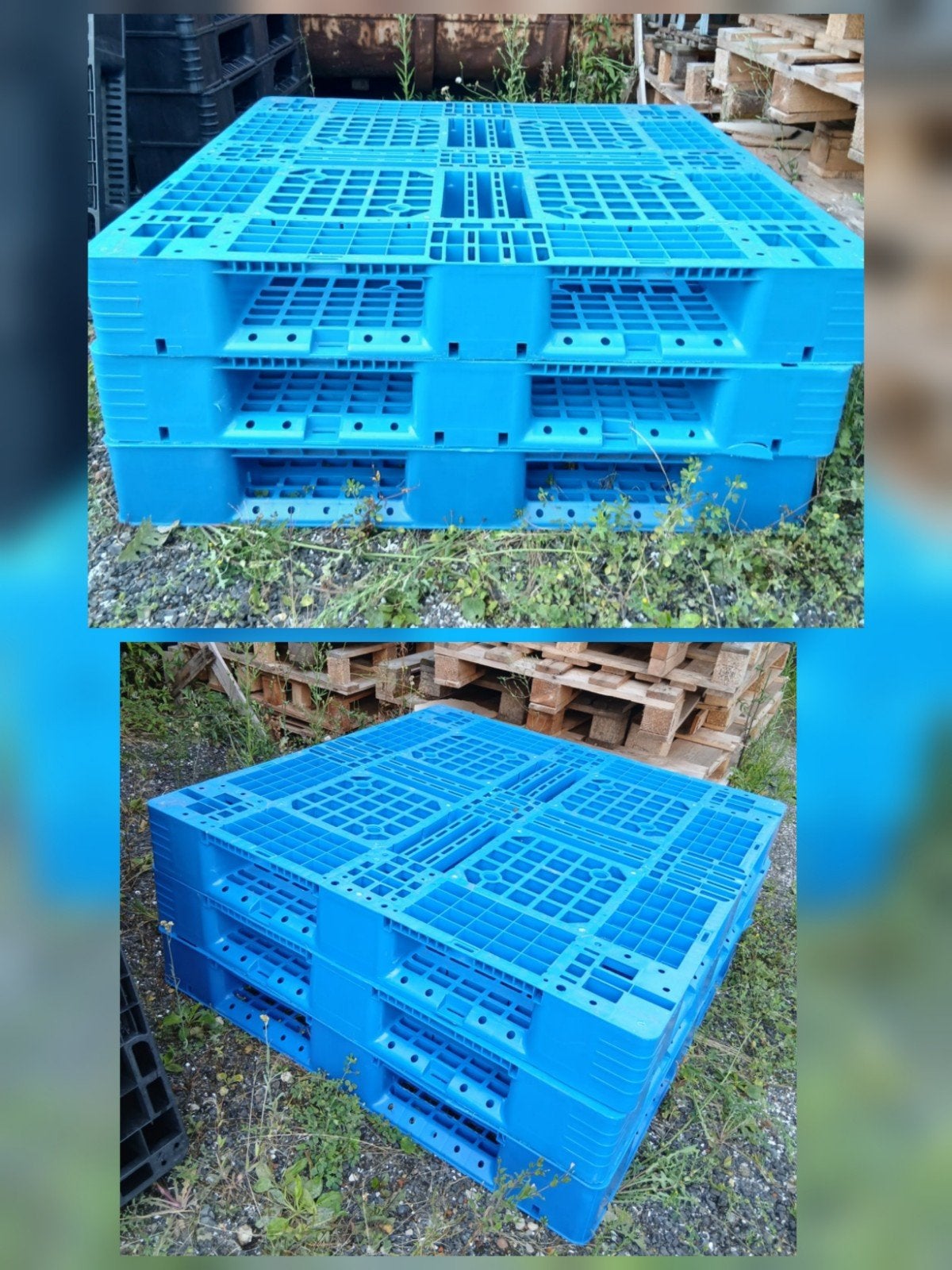 kunststof pallets, 100 cm of meer, 60 cm of meer, Overige typen, Minder dan 35 cm