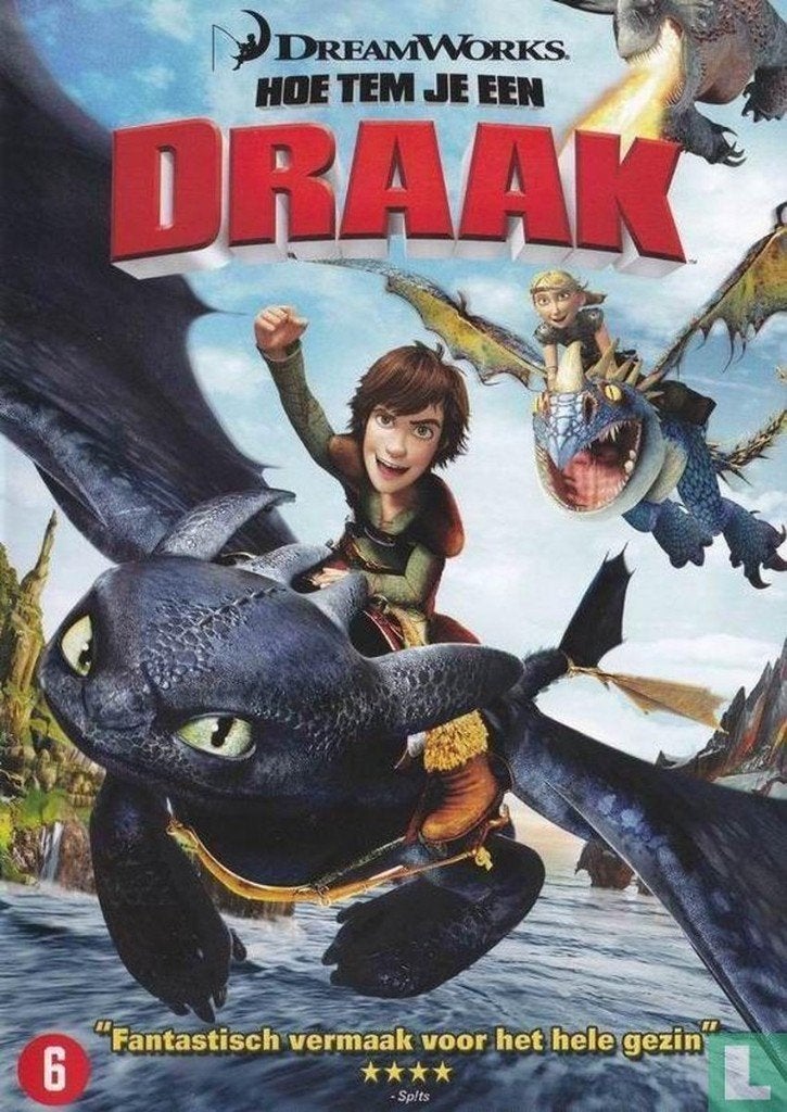 Hoe Tem Je Een Draak - DreamWorks DVD, Avontuur, Verzenden, Zo goed als nieuw, Vanaf 6 jaar