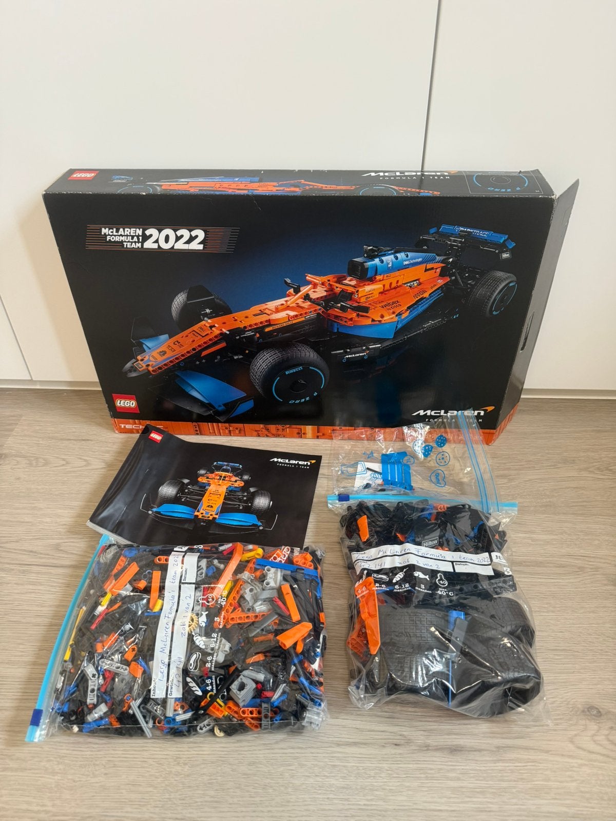 Lego 42141 McLaren Formula 1 Team 2022 Race Car race technic, Compleet, Lego, Ophalen of Verzenden, Zo goed als nieuw