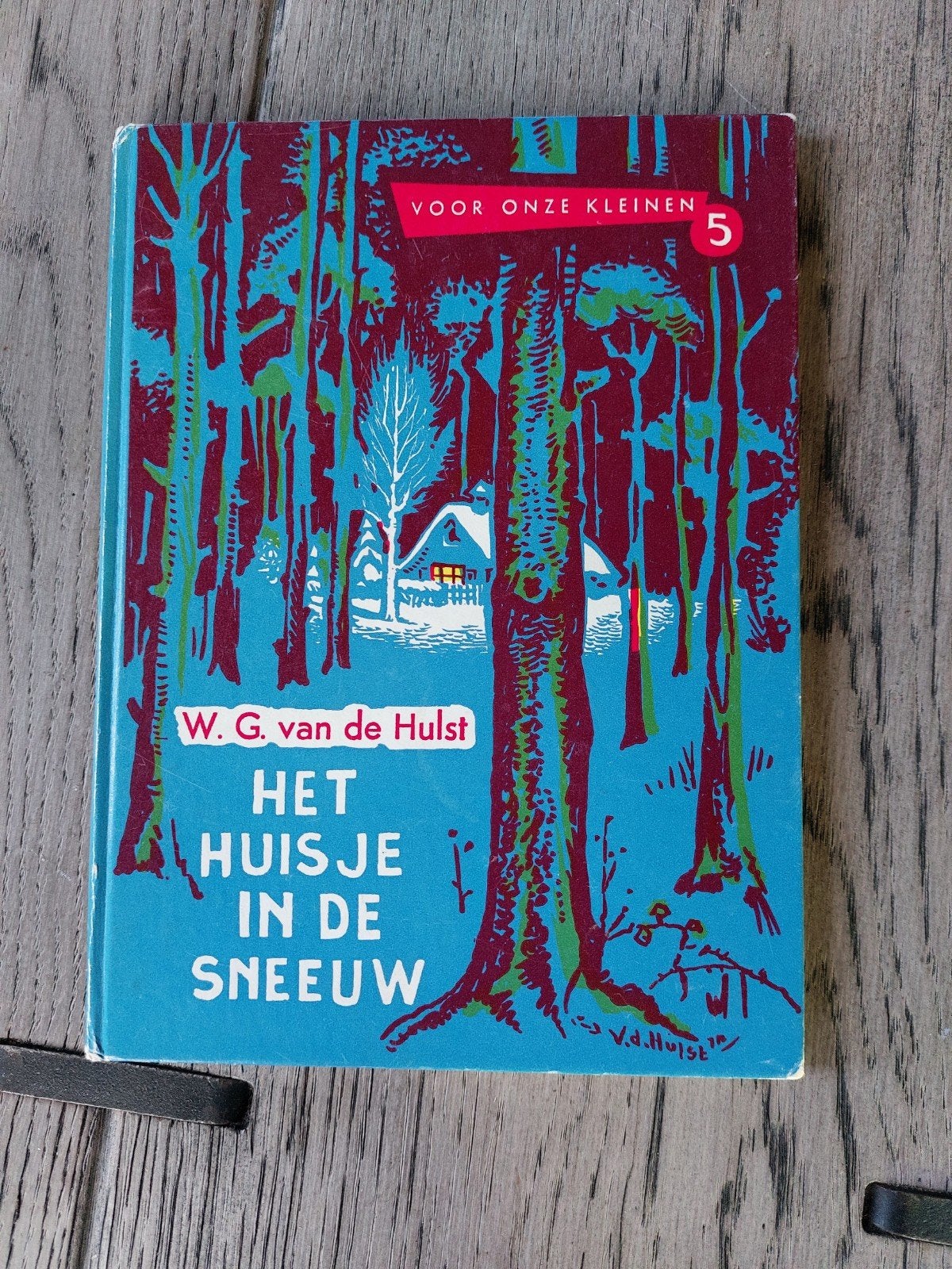 Boek Het huisje in de sneeuw door W.G v.d Hulst, Verzenden, Gelezen, W.G. van de Hulst, Fictie algemeen