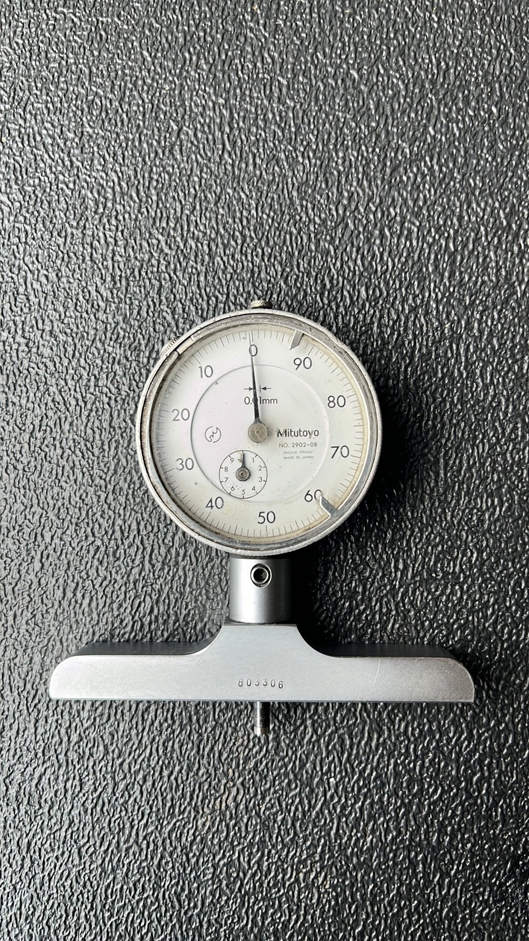 Mitutoyo 2902-08 taster dieptemeter, Ophalen of Verzenden, Gebruikt, Afstand