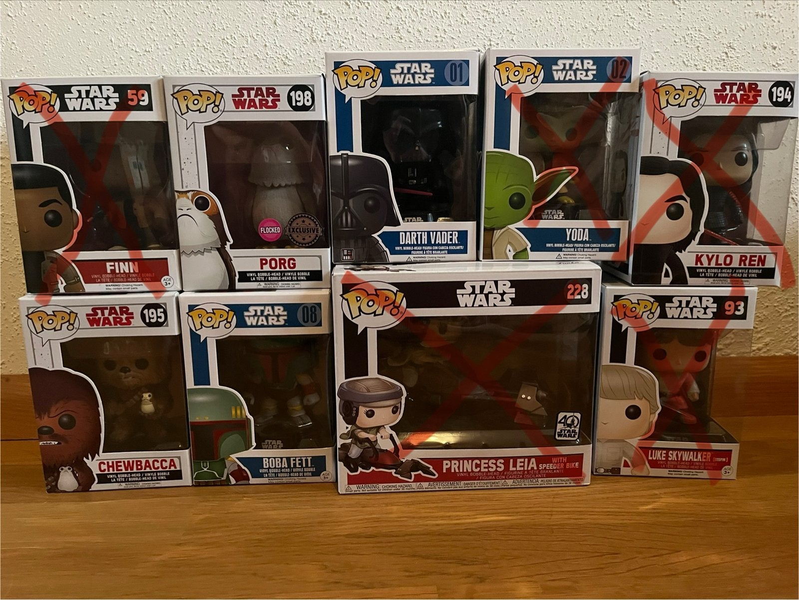 Star Wars Funko Pop! Figuren, Ophalen of Verzenden, Zo goed als nieuw