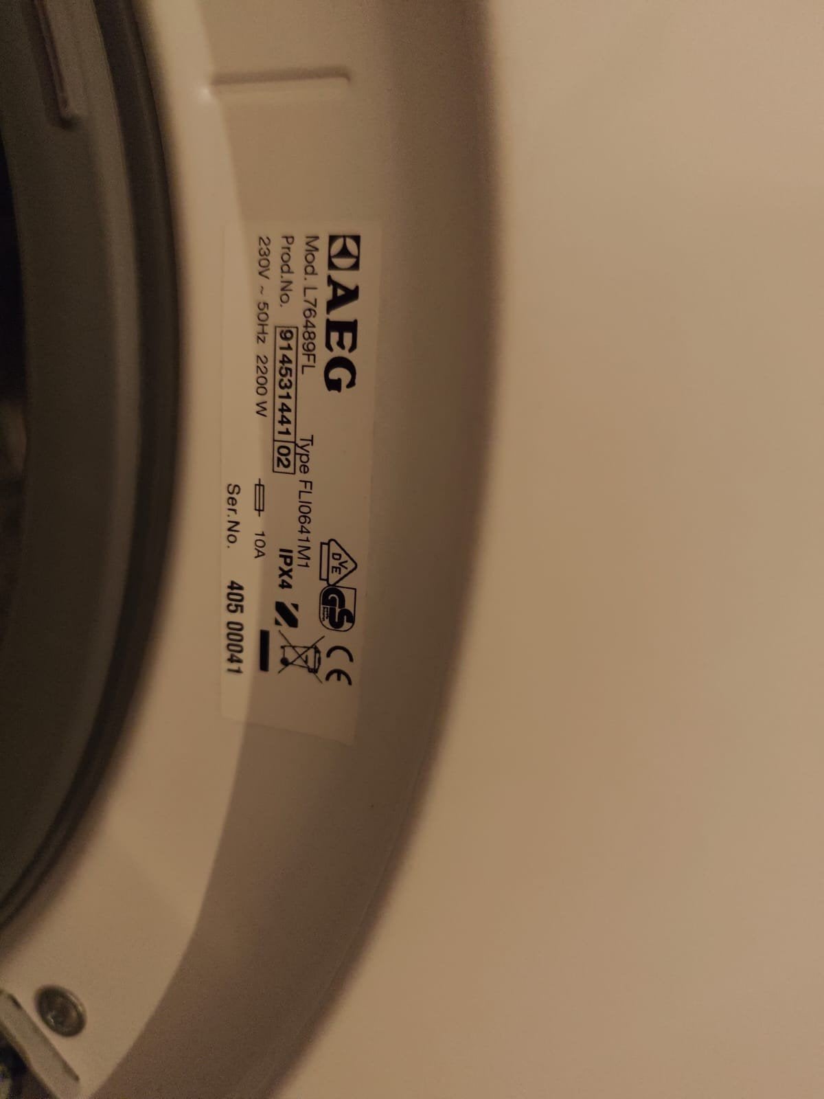 Foto 7 van AEG L76489FL Wasmachine - Voorlader