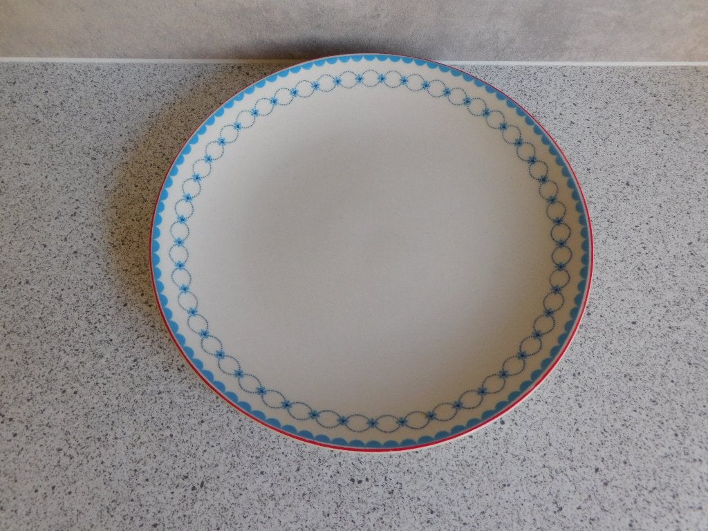 Bord 17,5 cm. Spiraal Marken Blauw Albert Heijn, Ophalen of Verzenden, Zo goed als nieuw, Bord(en), Overige stijlen