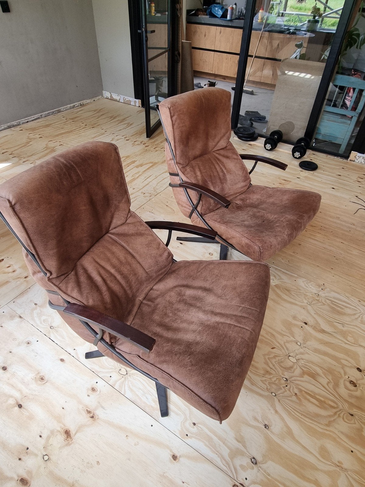 Draaistoel fauteuil, Huis en Inrichting, Fauteuils, Ophalen, Minder dan 75 cm, 50 tot 75 cm