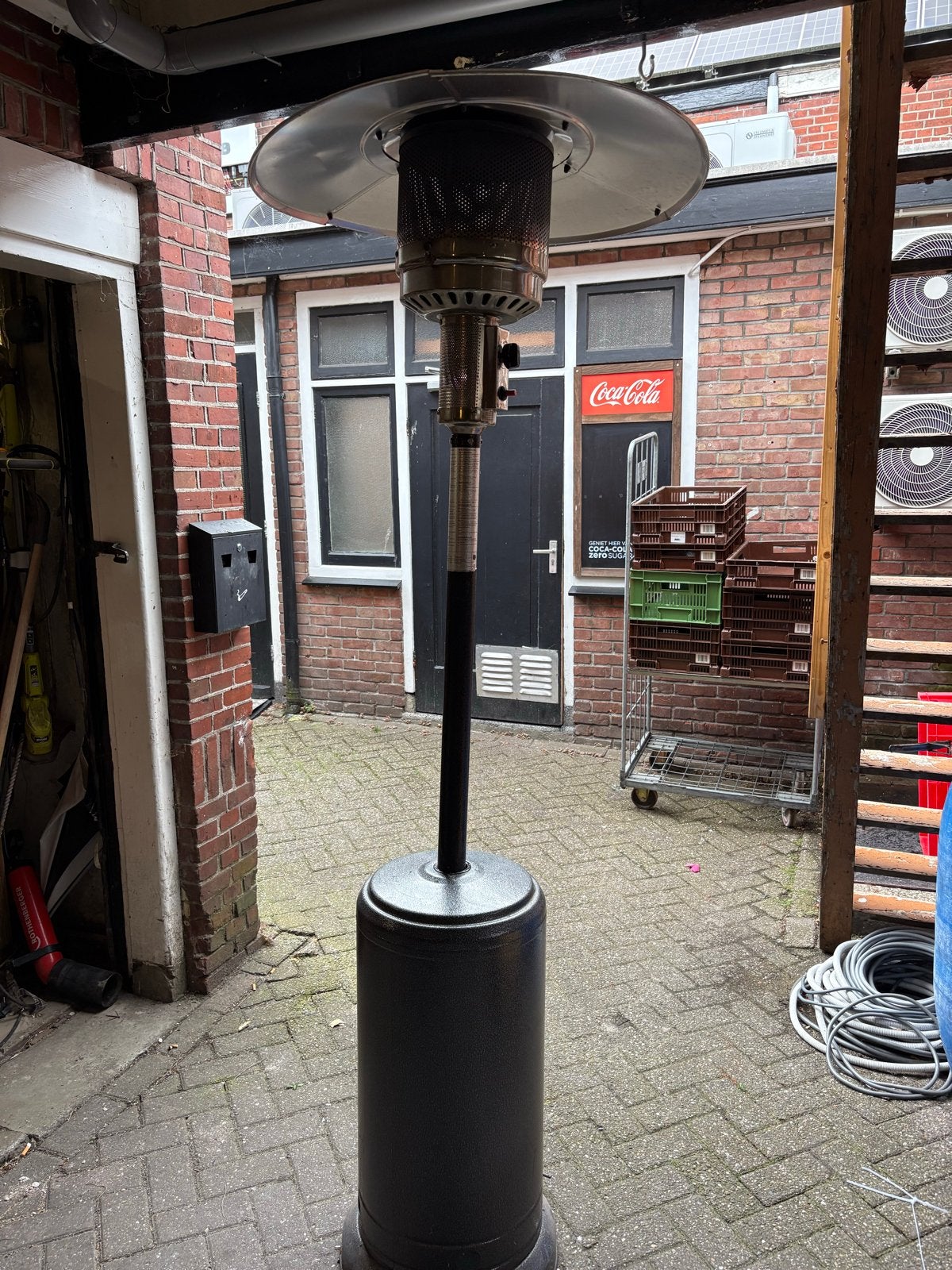 Terrasverwarmer op gas - Patio Heater HSS-A, Tuin en Terras, Terrasverwarmers, Gebruikt, Gas, Vloer, Ophalen