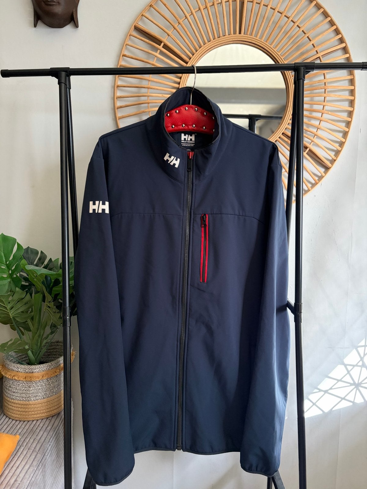 Helly Hansen Crew Softshell Jas 2.0 XXL - Marineblauw, Ophalen of Verzenden, Zo goed als nieuw, Maat 56/58 (XL), Blauw