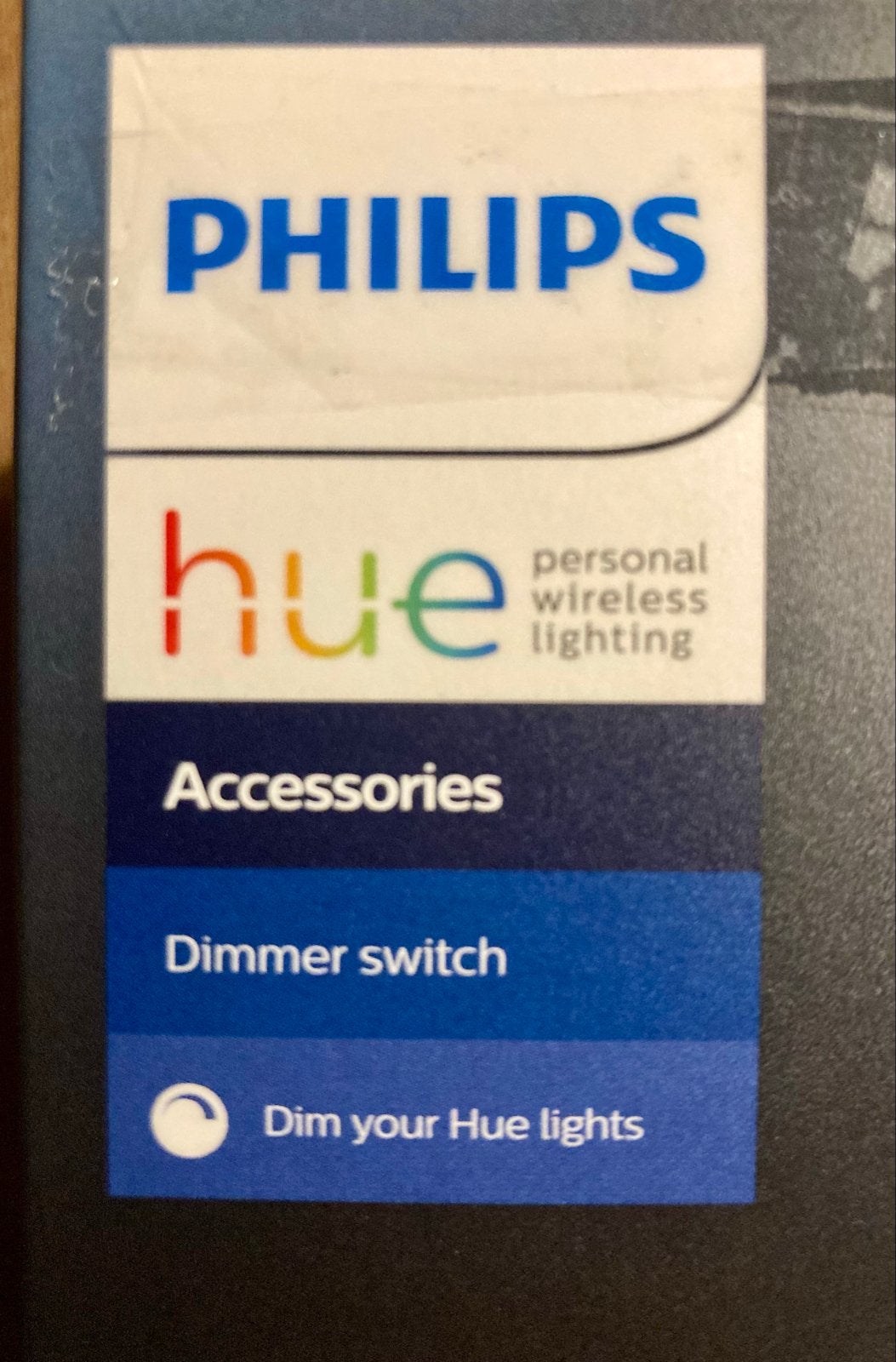 Philips Hue Dimmer Switch - Draadloze Lichtregeling, Wit, Kunststof, Nieuw, Ophalen of Verzenden