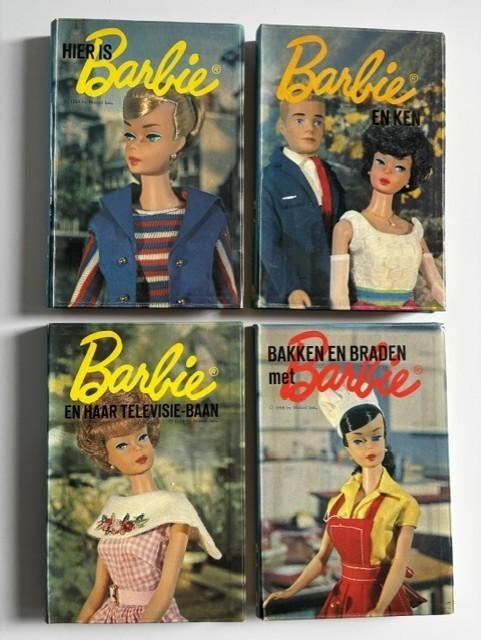 Voor de Barbie verzamelaar: 4 Barbie boekjes uit 1966, Ophalen of Verzenden, Gelezen, Bewerkt door Mies Bouhuys