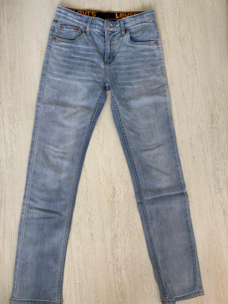 Levi's 510 Skinny Jeans - Lichtblauw maat 170/176, Kinderen en Baby's, Ophalen of Verzenden, Zo goed als nieuw, Jongen, Broek