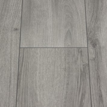 Grijs eiken laminaat xxl 8mm, circa 65m2 + ondervloer, Ophalen, Gebruikt, Grijs, 50 tot 75 m²