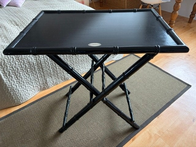 Riverdale Budlertray,  Zwart., Ophalen, Gebruikt, Rechthoekig, Hout