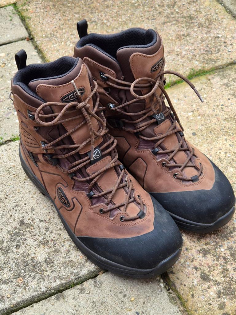 KEEN Karraig Mid wandelschoenen maat 46, Sport en Fitness, Bergsport en Wandelen, Ophalen of Verzenden, Zo goed als nieuw, Schoenen