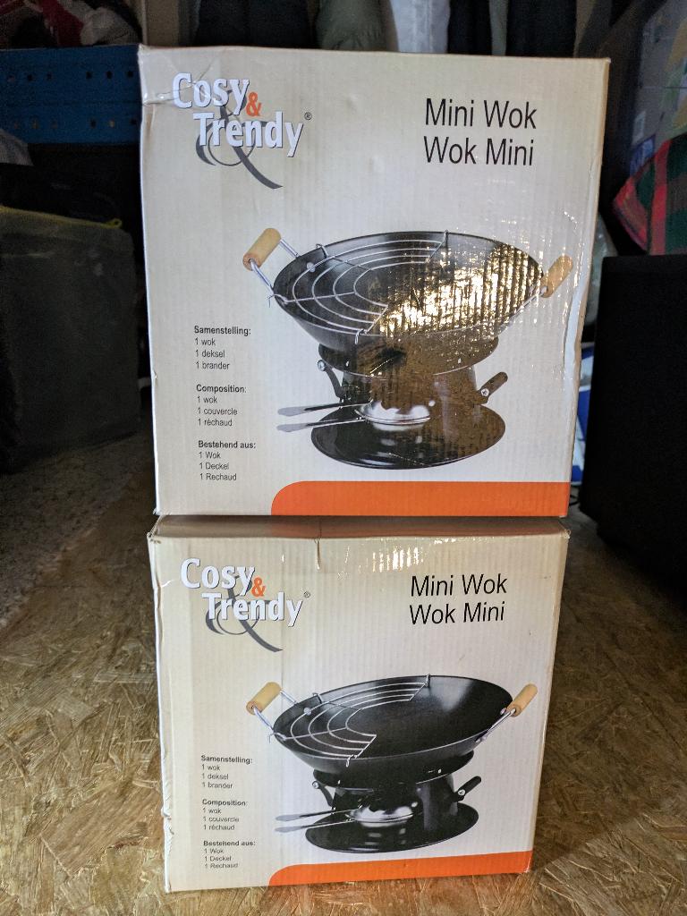 Mini Wok (nieuw, 2 stuks), Huis en Inrichting, Ophalen of Verzenden, Nieuw