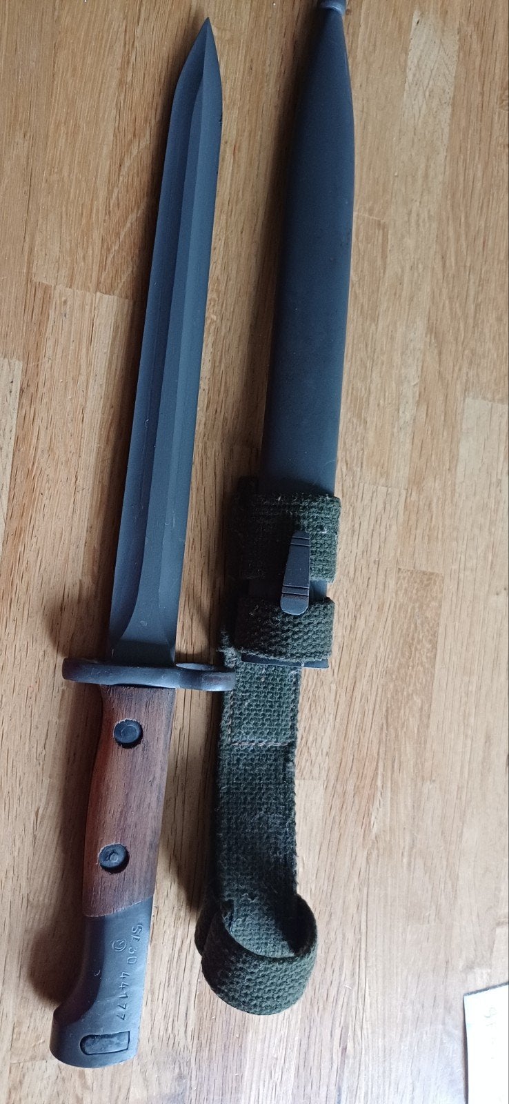 bajonet SA FN 30/FN49, Ophalen of Verzenden, Landmacht, Mes of Dolk
