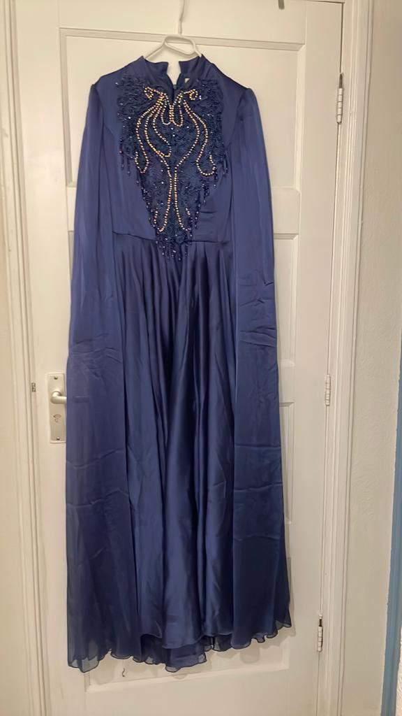 Elegante Avondjurk Maat 46 - Perfect voor Speciale Gelegenhe, Kleding | Dames, Blauw, Maat 46/48 (XL) of groter, Ophalen of Verzenden