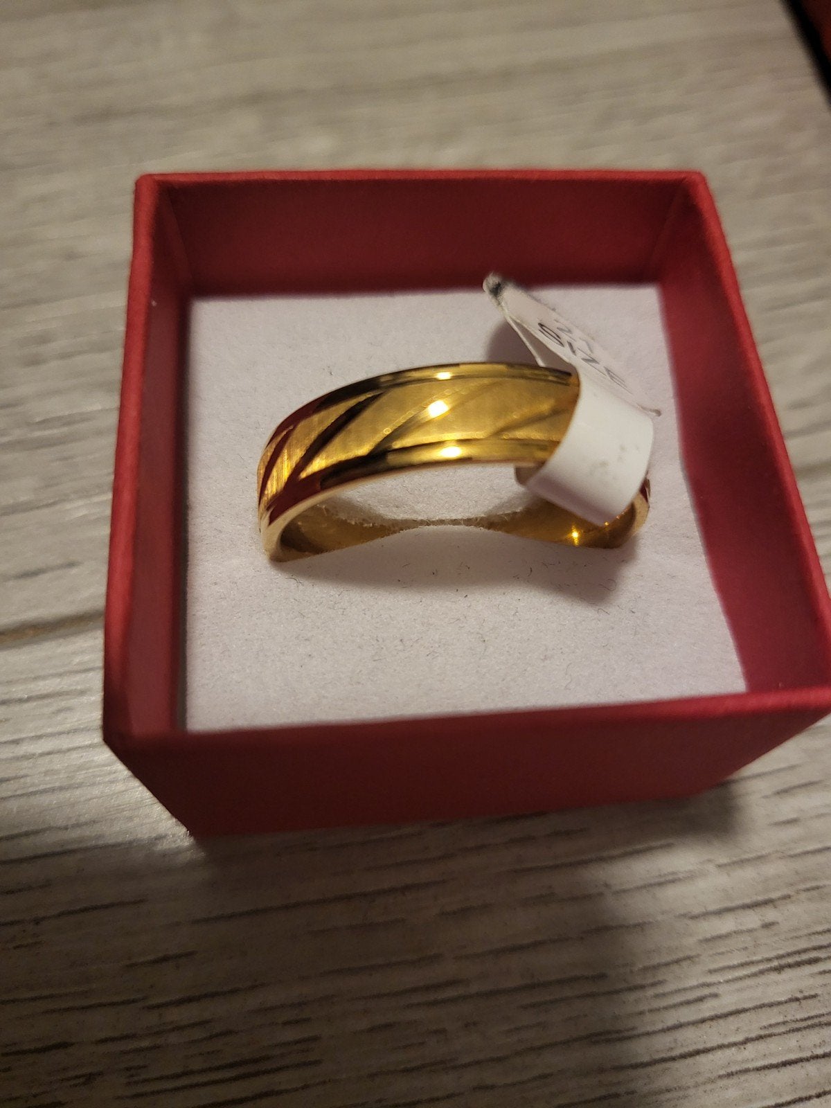 Nieuwe Gouden Ring - Maat 21, 20 of groter, Nieuw, Ophalen of Verzenden, Dame of Heer