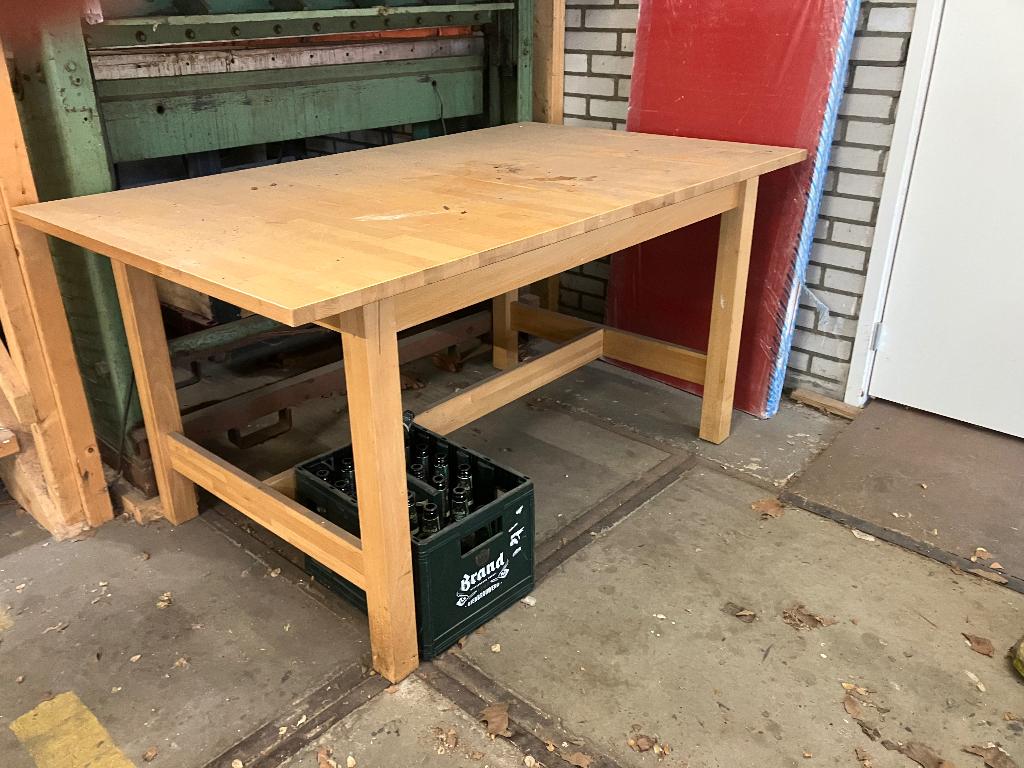 Tafel grenen, uitklapbaar, Ophalen