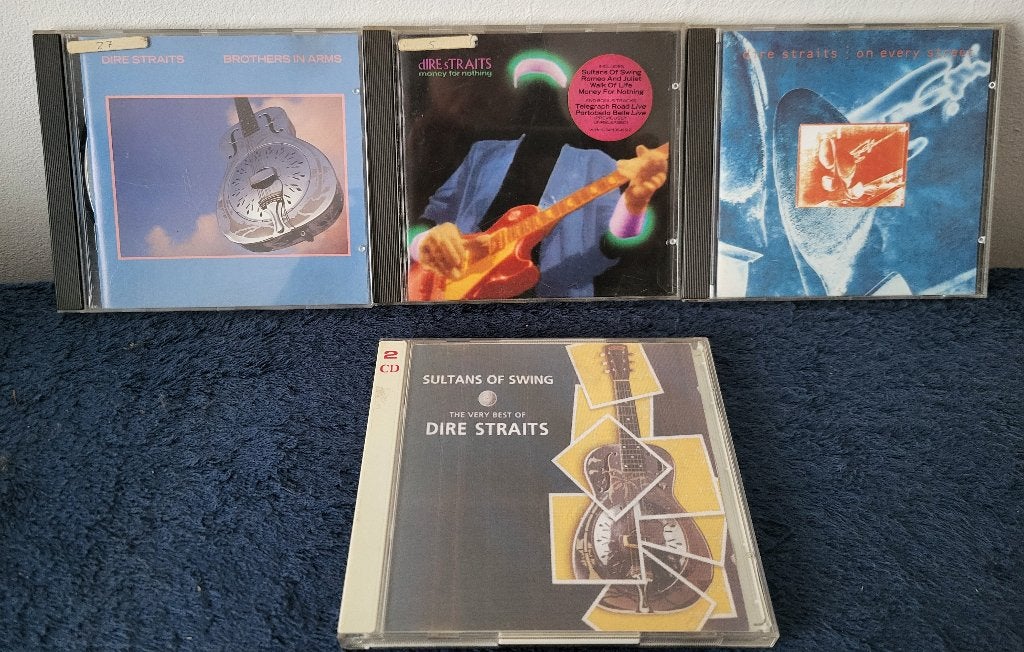 4 rock cd's van Dire Straits, Cd's en Dvd's, Cd's | Rock, Verzenden, Zo goed als nieuw, Overige genres