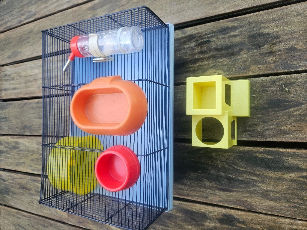 Hamsterkooi, Dieren en Toebehoren, Minder dan 60 cm, Kooi, Gebruikt, Minder dan 75 cm
