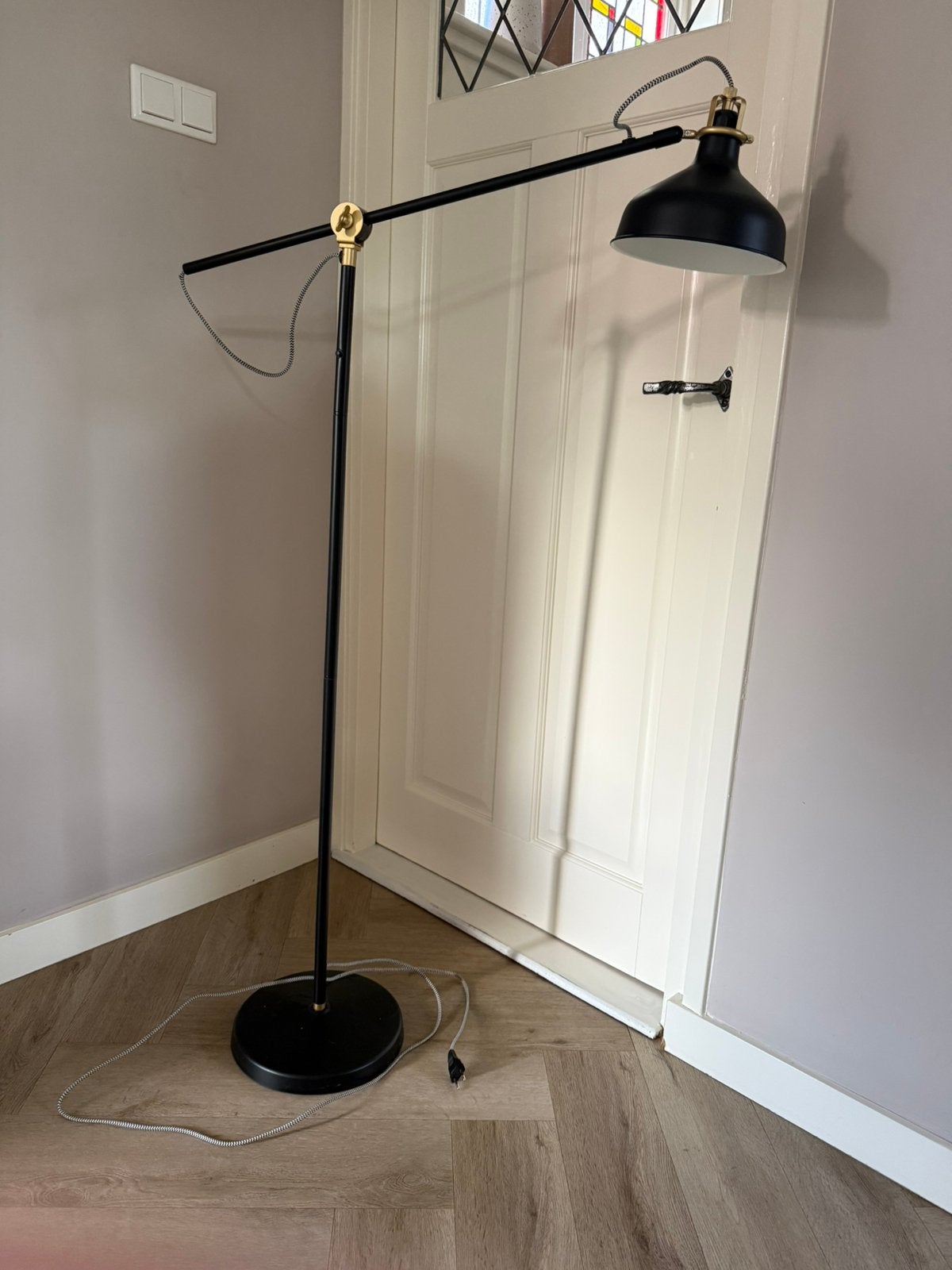 Staande lamp, Ophalen, Gebruikt, Metaal, 100 tot 150 cm
