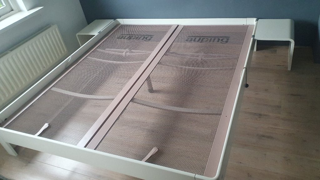 Auping Auronde ruilen of kopen, Huis en Inrichting, Ophalen, Wit, Tweepersoons, Zo goed als nieuw