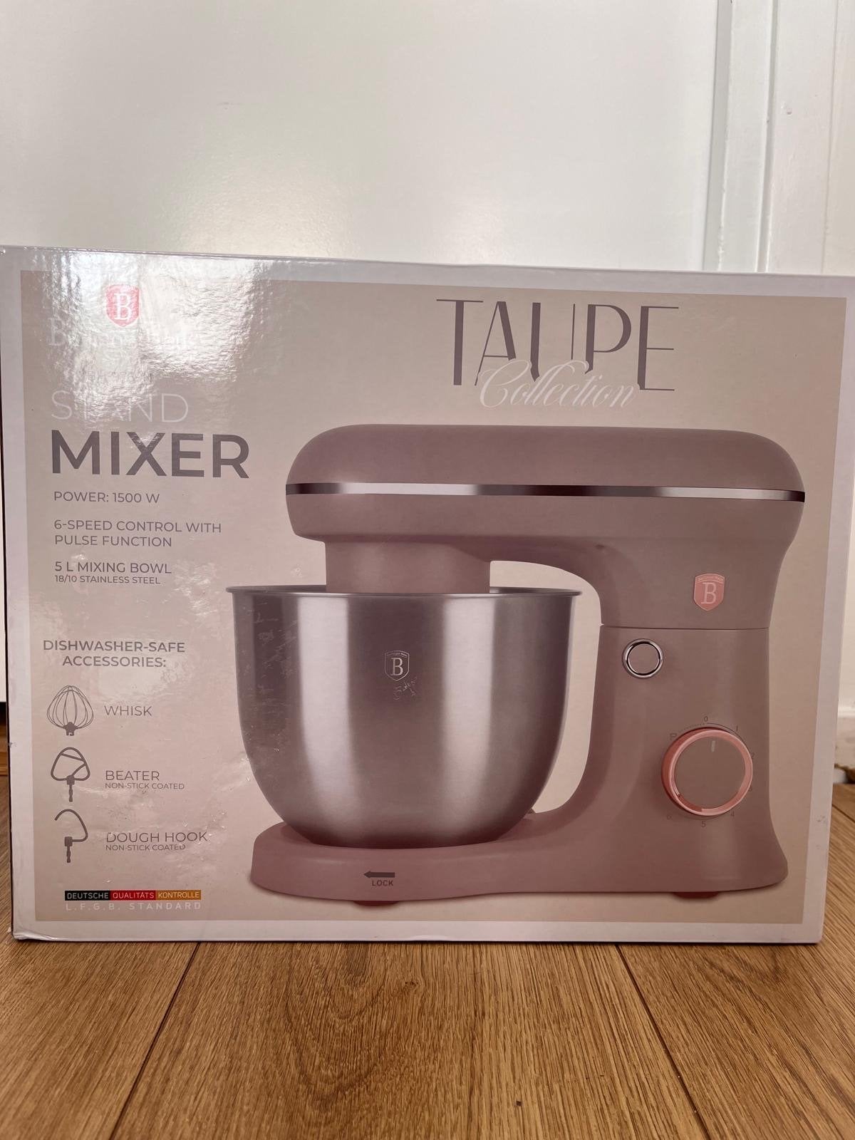 Berlinger Haus Standmixer BH-9769N Taupe - Nieuw in doos, 4 liter of meer, Nieuw, 3 snelheden of meer, Ophalen of Verzenden