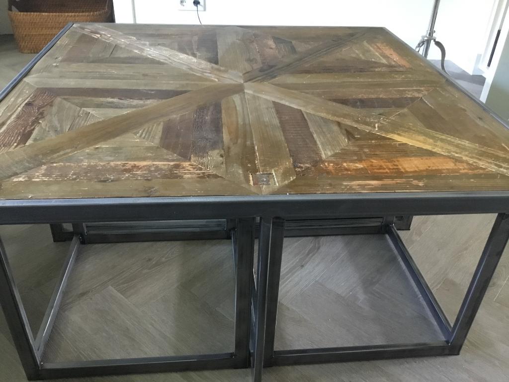 Riviera maison salontafel, Huis en Inrichting, Tafels | Salontafels, Ophalen, 50 tot 100 cm, Vierkant, 50 tot 100 cm