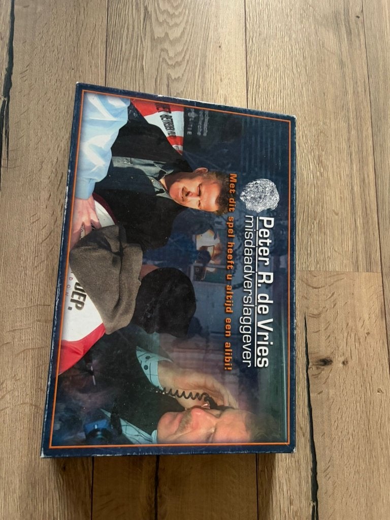 Peter R de Vries misdaad bordspel, Hobby en Vrije tijd, Een of twee spelers, Ophalen of Verzenden, Gebruikt, Onbekend