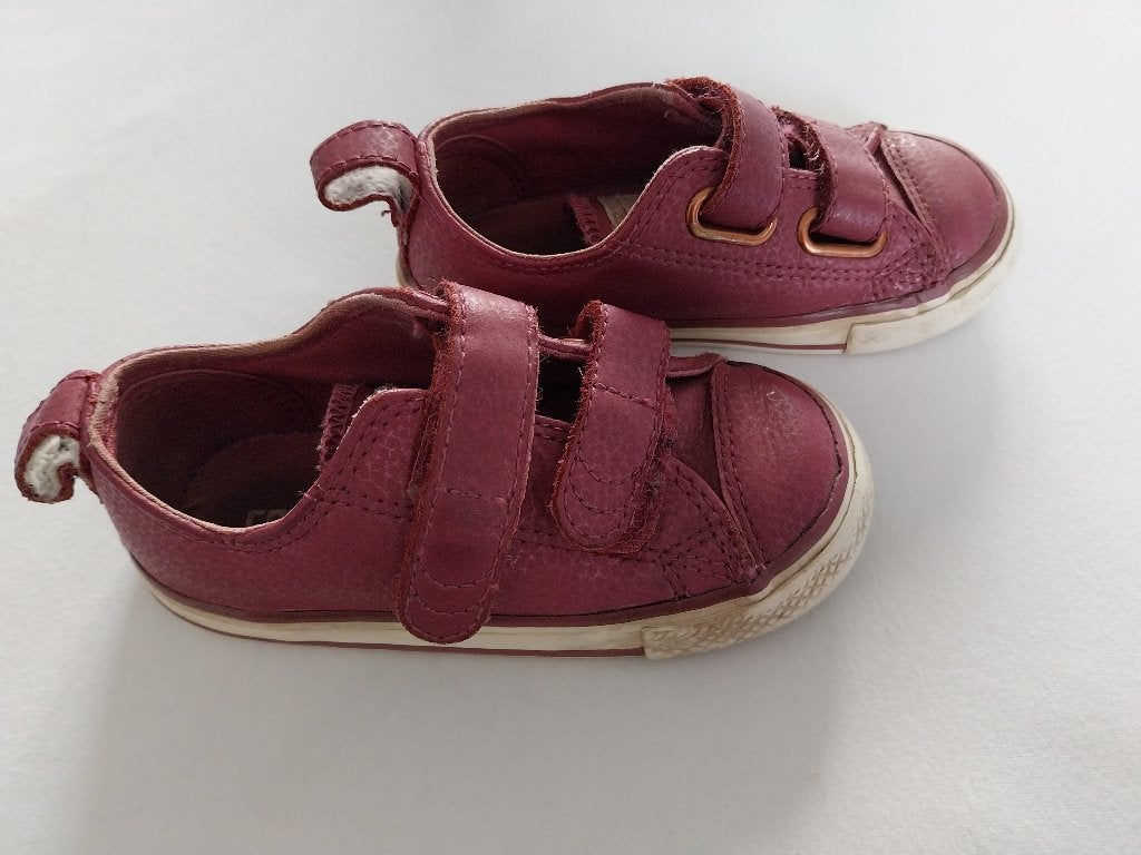 Converse All Star leren sneaker maat 23, Gebruikt, Jongen of Meisje, Schoenen, Ophalen of Verzenden