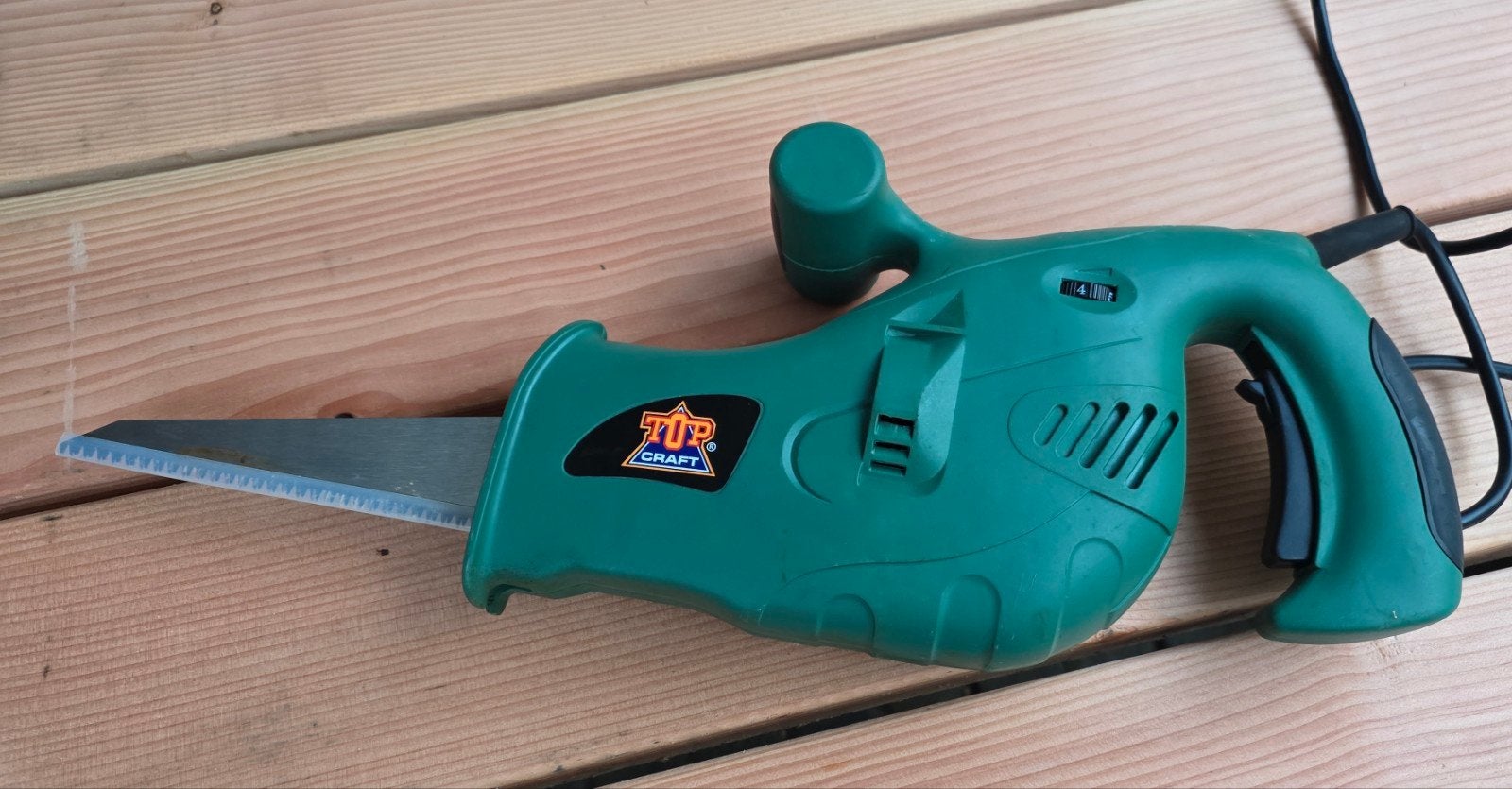 TOP CRAFT Reciprozaag TRS-500-Weinig gebruikt,prima werkend, Top craft, 70 mm of meer, Ophalen of Verzenden, Zo goed als nieuw